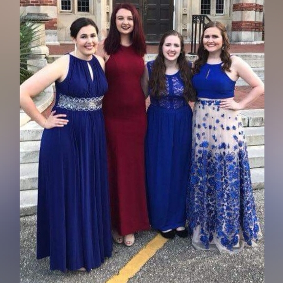 Gianni Bini 2 piece Formal Prom Dress - Picture 2 of 8